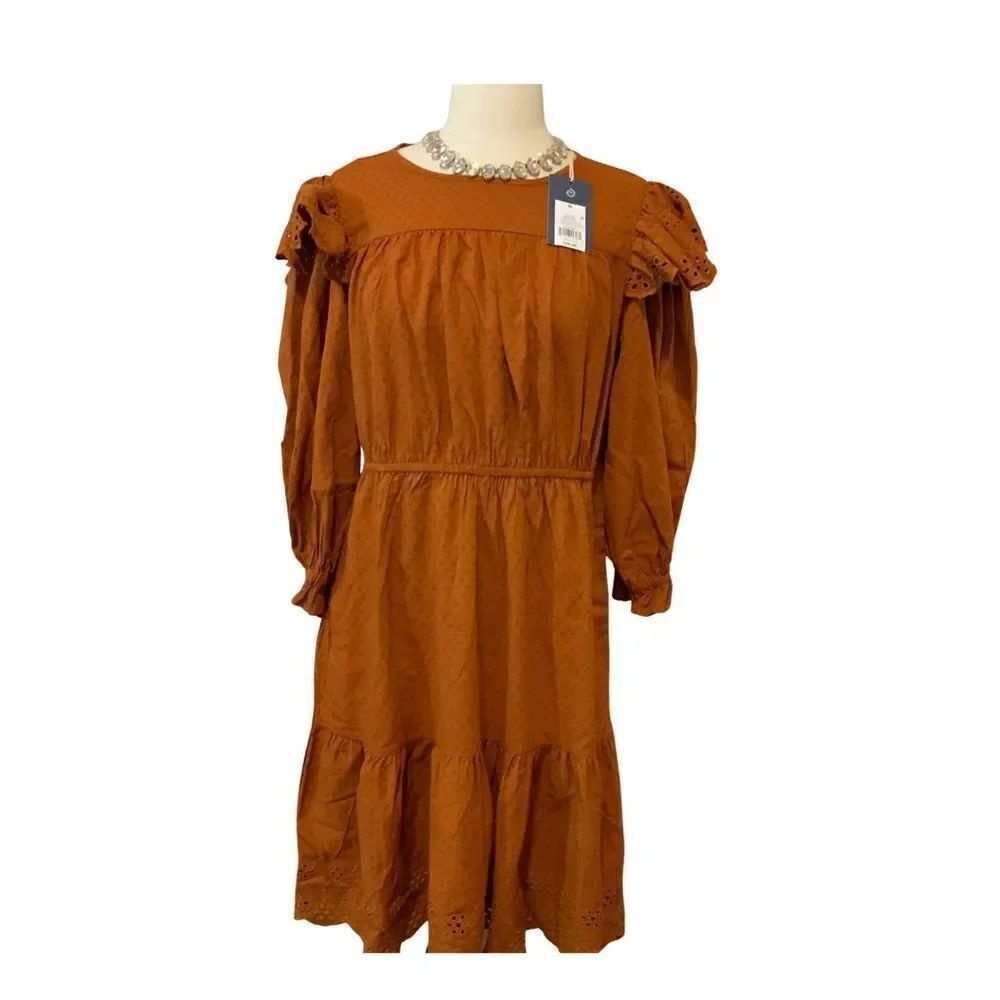NWT Universal Thread Eyelet Ruffle Dress Small S - Picture 5 of 15